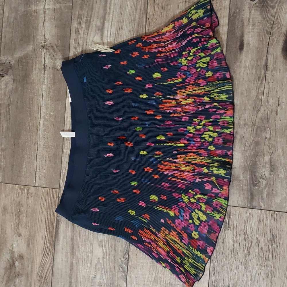 NWT Aeropostale Micro Pleat mini chiffon skirt